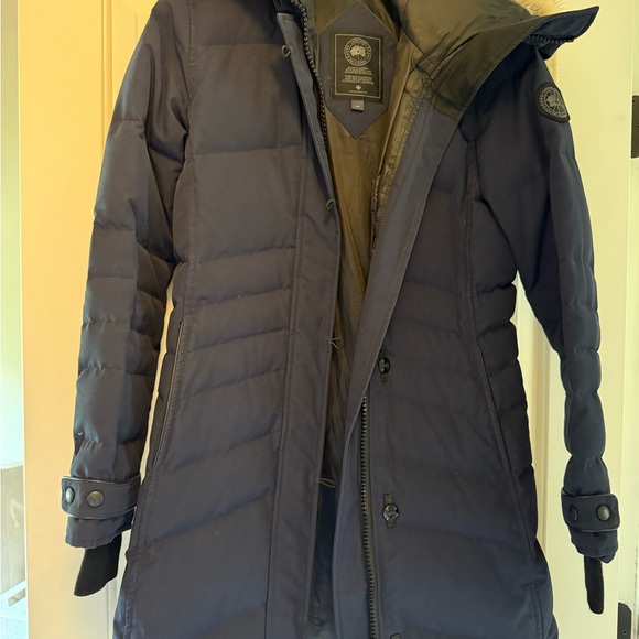 Canada Goose Women's Dark Blue Puffer Coat - Picture 11 of 12